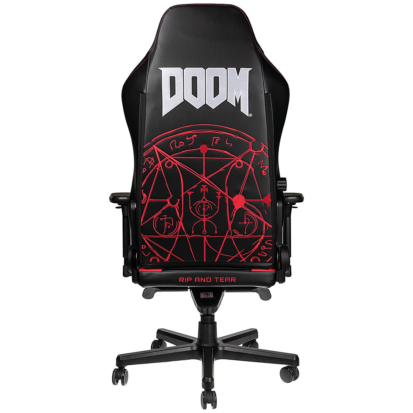 Noblechairs Hero Gaming Chair, Doom Edition Black & Red