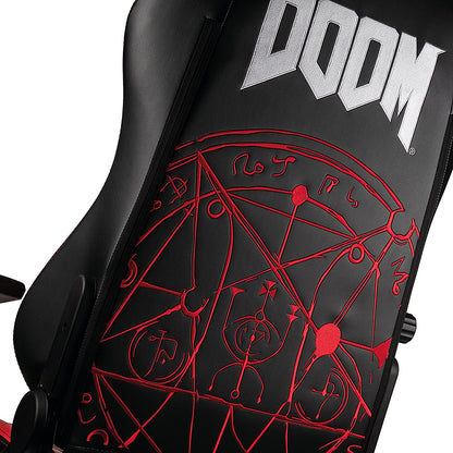 Noblechairs Hero Gaming Chair, Doom Edition Black & Red