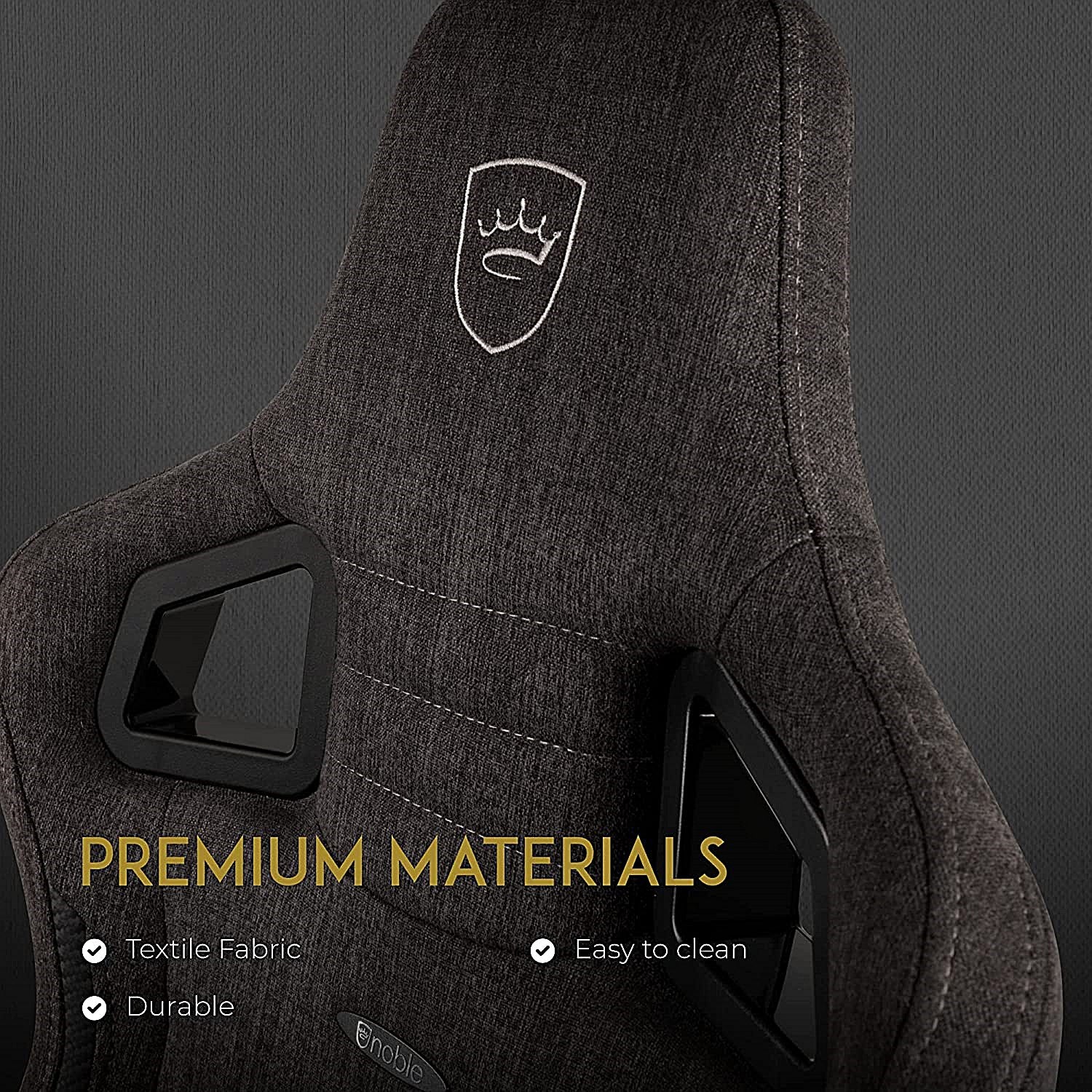 Noblechairs Epic TX Gaming Chair, Fabric, Grey
