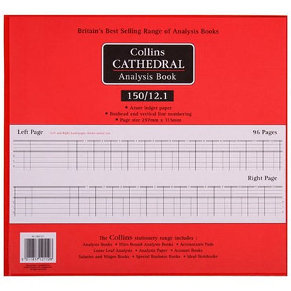 Collins Cathedral Analysis Book 150/12.1 - 12 Cash Columns