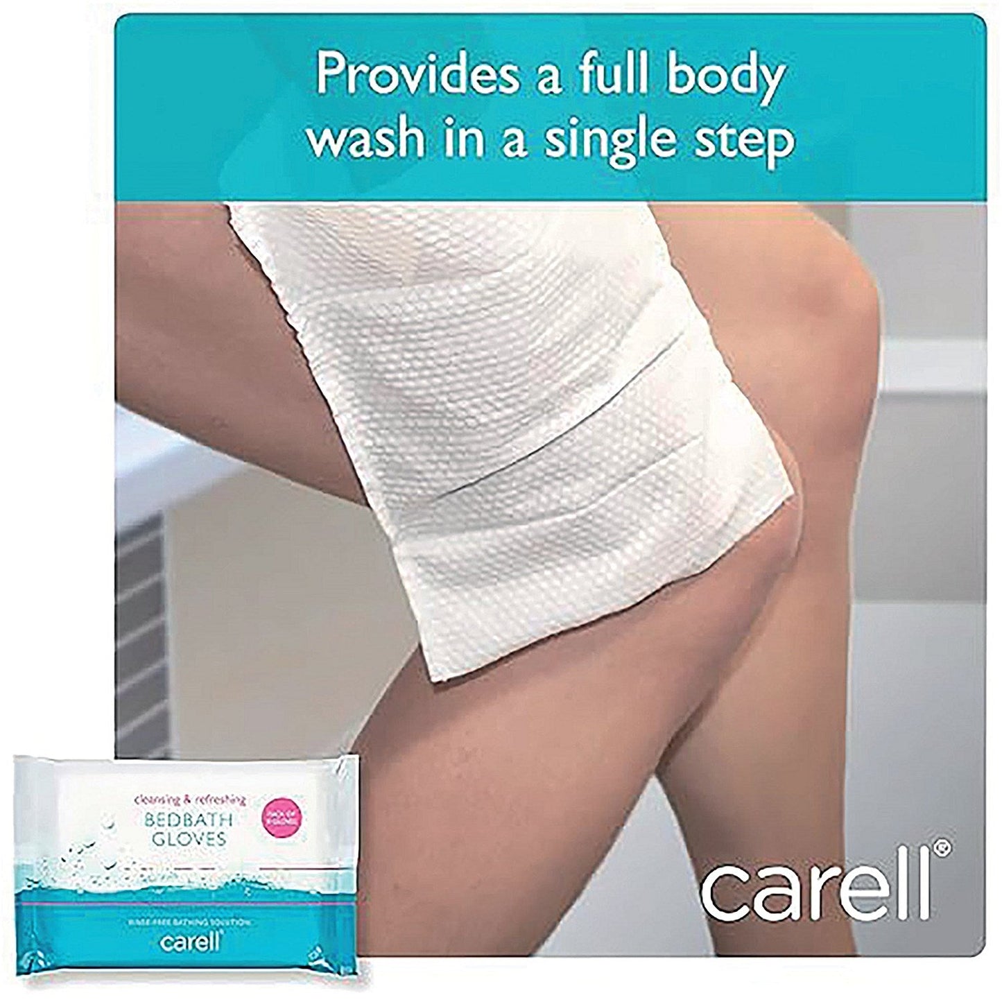 Carell Bedbath Gloves, Pack of 8