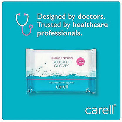 Carell Bedbath Gloves, Pack of 8