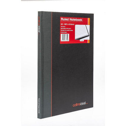 Collins Ideal Casebound Manuscript Book, A4, Ruled, 192 Pages