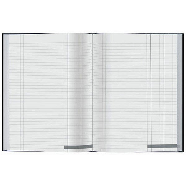 Ideal A4 Cashbook Casebound Double Cash 192 Pages Black 6424