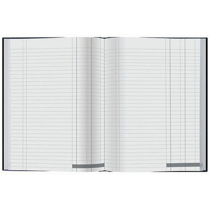 Ideal A4 Cashbook Casebound Double Cash 192 Pages Black 6424