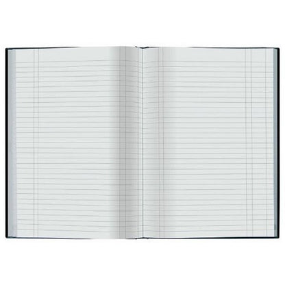 Ideal A4 Cashbook Casebound Single Cash 192 Pages Black 6421