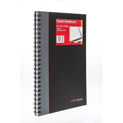 Collins Ideal Wirebound Notebook, A4, Ruled, 192 Pages