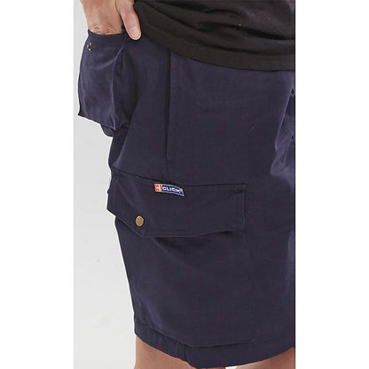 Beeswift Cargo Pocket Shorts, Navy Blue, 46