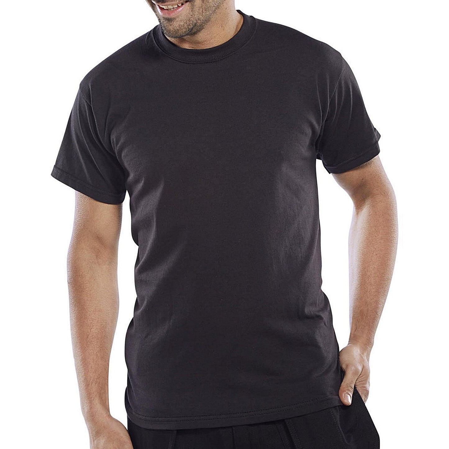 Beeswift Heavy Weight T-Shirt, Black, Large Easy2Order : CLCTSHWBLL