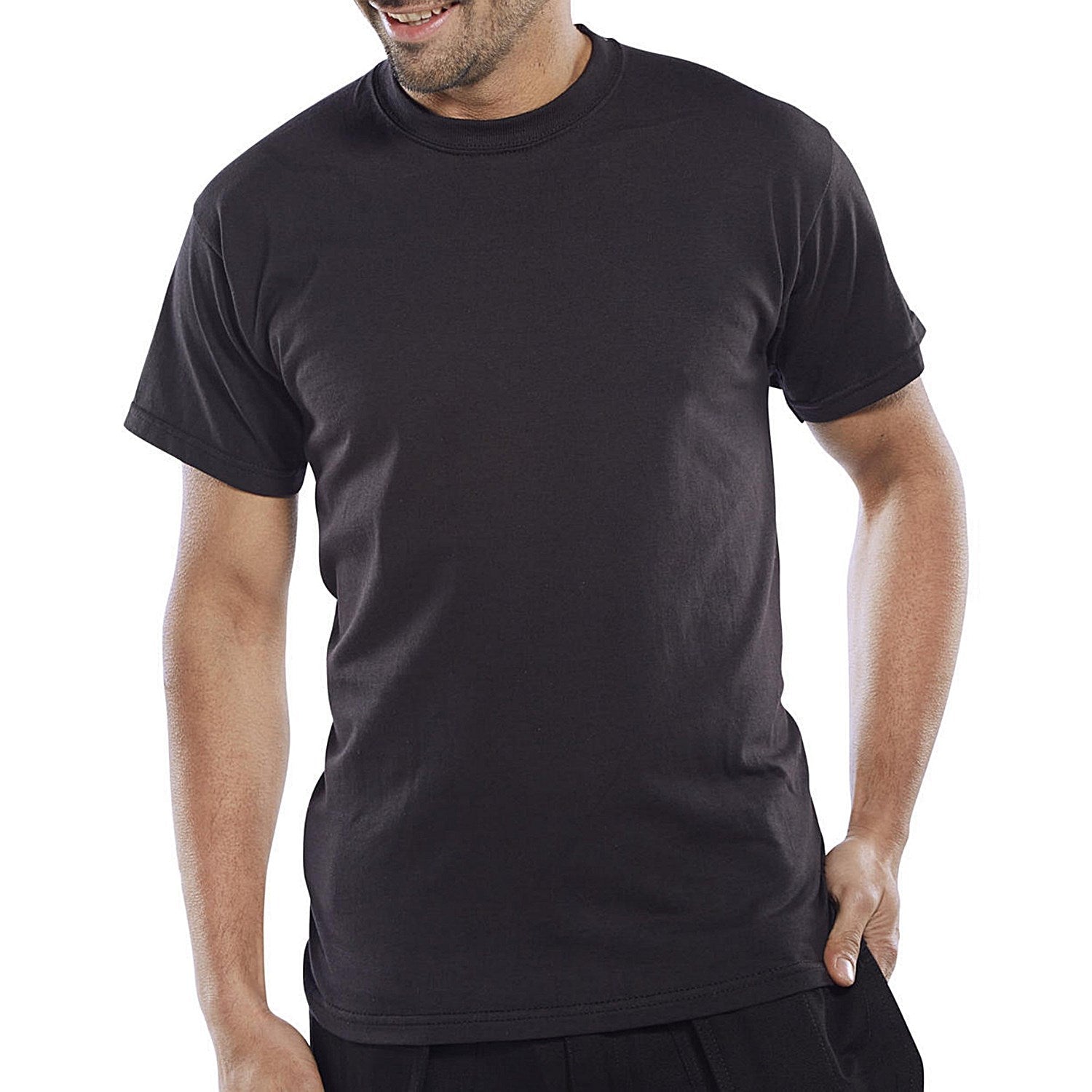 Beeswift Heavy Weight T-Shirt, Black, Large Easy2Order : CLCTSHWBLL