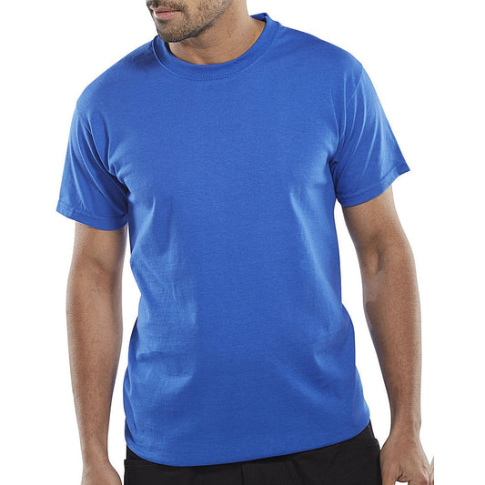 Beeswift Heavy Weight T-Shirt, Royal Blue, 4XL Easy2Order : CLCTSR4XL