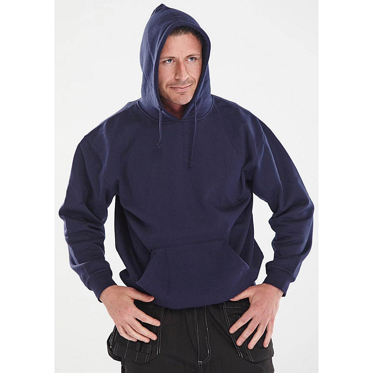 Beeswift Hooded Sweatshirt, Navy Blue, 3XL