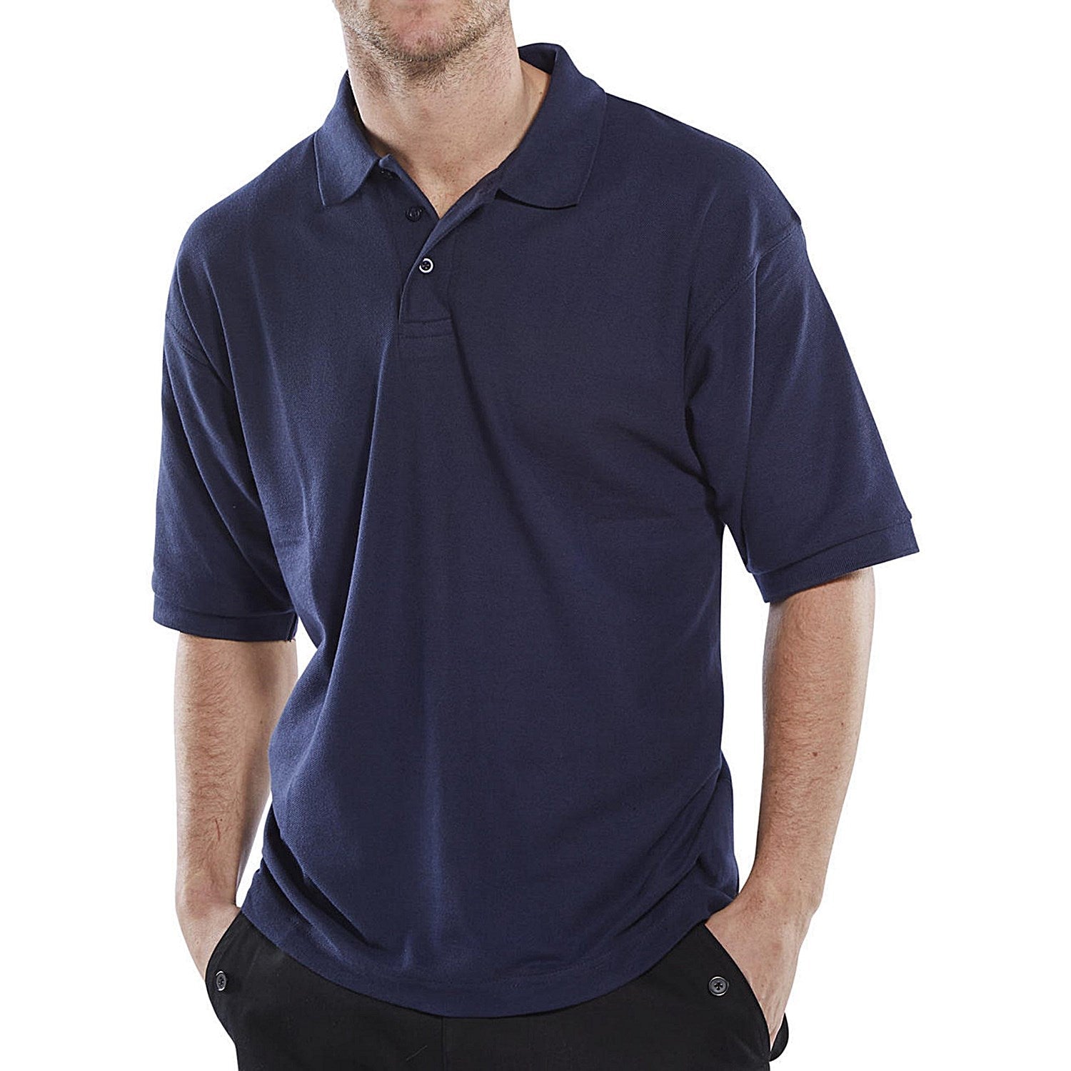 Beeswift Polo Shirt, Navy Blue, 2XL Easy2Order : CLPKSNXXL