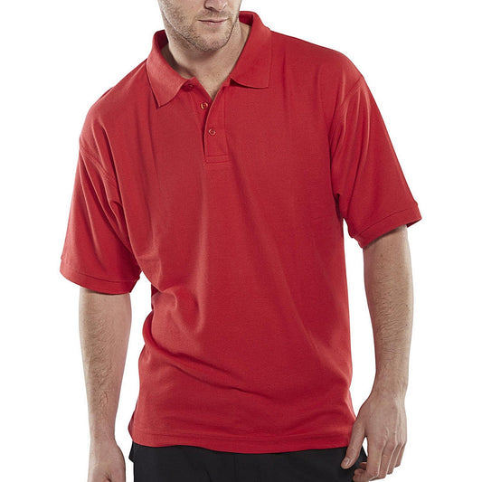 Beeswift Polo Shirt, Red, XL Easy2Order : CLPKSREXL