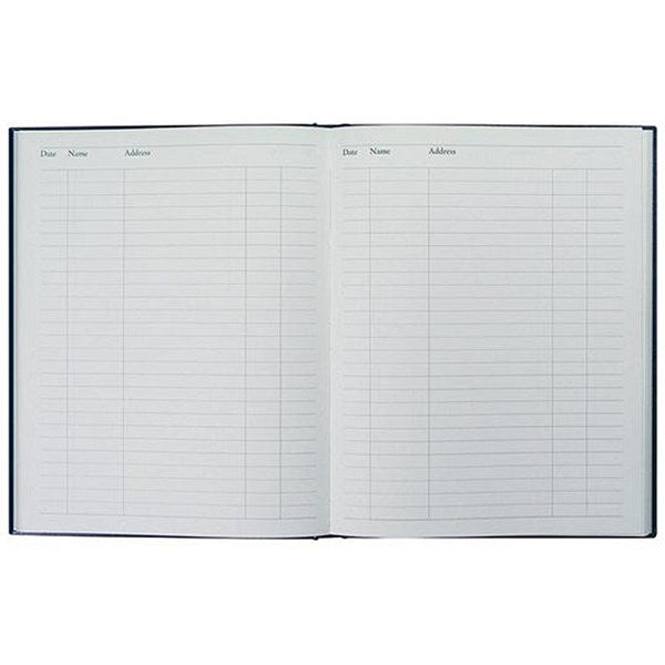 Collins Visitors Book, Casebound, 192 Pages, Random Colour