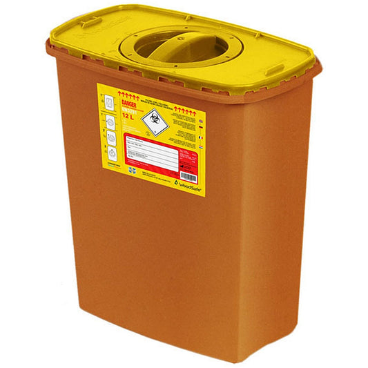 Woodsafe Sharps Bin Lid And Screw Fit Cap, 12 Litre Easy2Order : CM0924