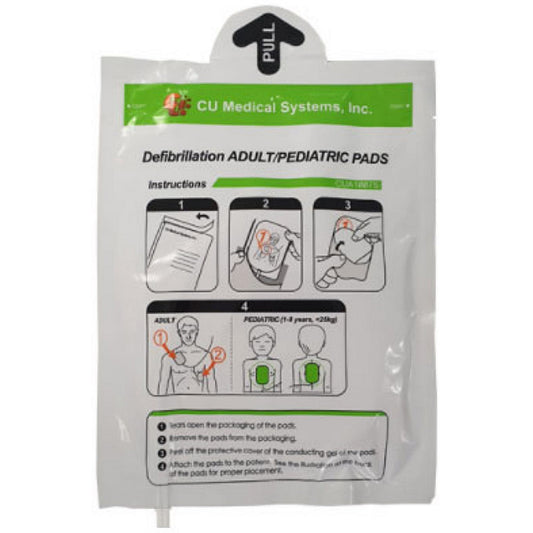 CU Medical Adult/Child Defibrillator Pads For Sp1, Pair