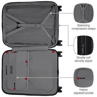 Wenger Syntry Carry-On Case with Laptop Compartment Black and Grey 606490