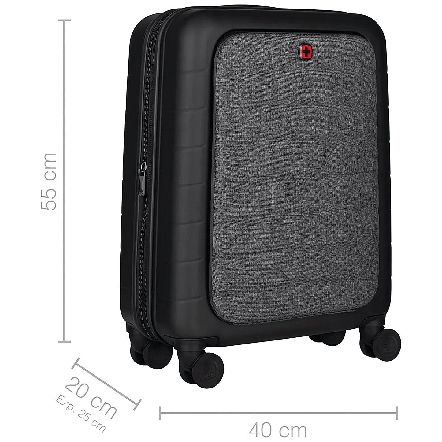 Wenger Syntry Carry-On Case with Laptop Compartment Black and Grey 606490