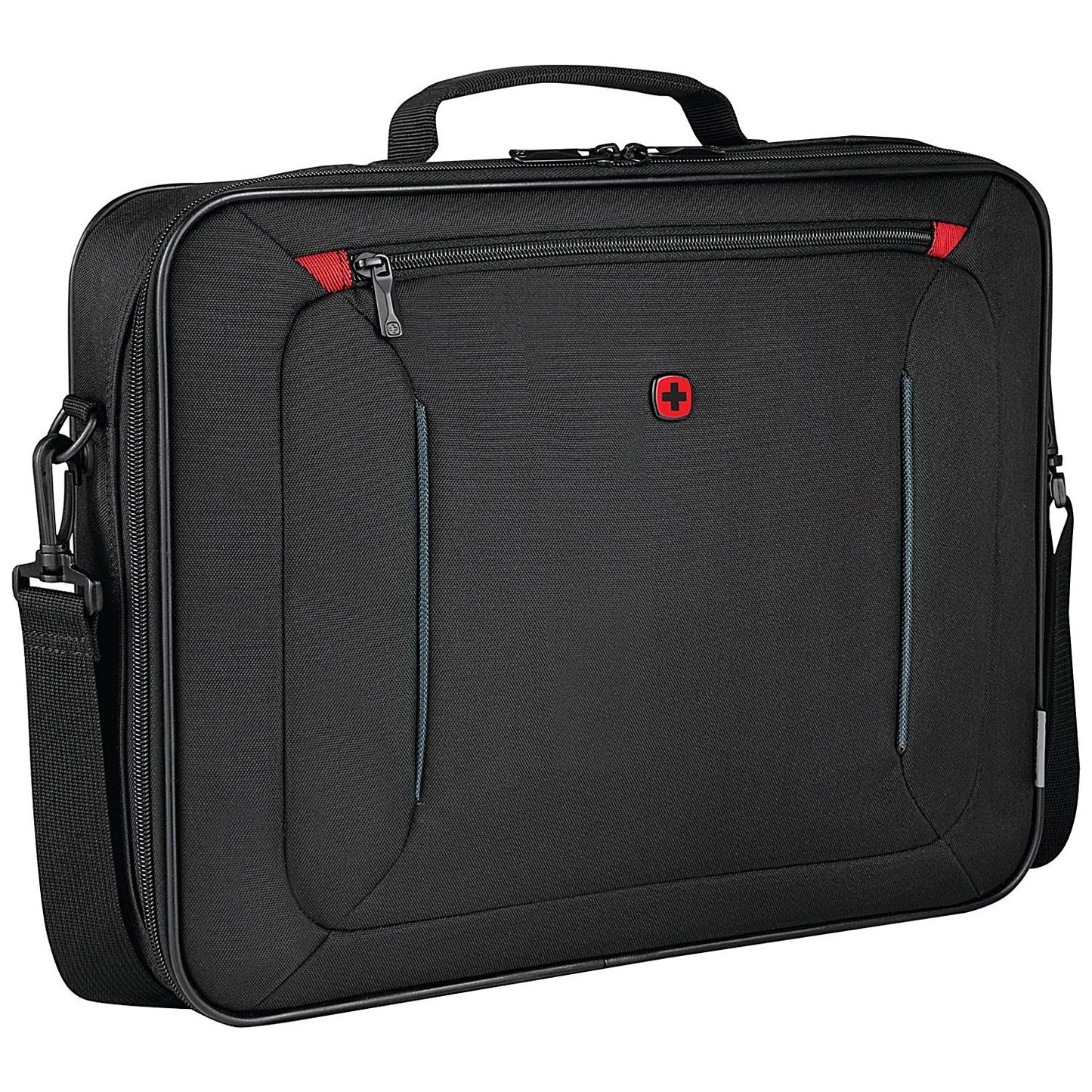 Wenger BQ Clamshell Opening Case, For up to 16 Inch Laptops, Black