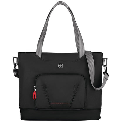 Wenger Motion Deluxe Laptop Tote Bag with Tablet Pocket, For up to 15.6 Inch Laptops, Black Easy2Order : CMS17794
