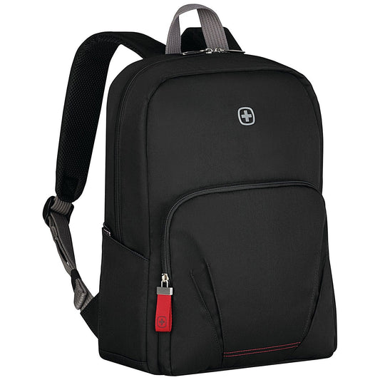 Wenger Motion Laptop Backpack with Tablet Pocket, For up to 15.6 Inch Laptops, Black