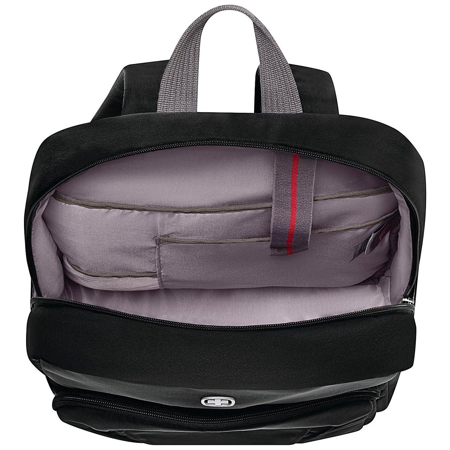 Wenger Motion Laptop Backpack with Tablet Pocket, For up to 15.6 Inch Laptops, Black
