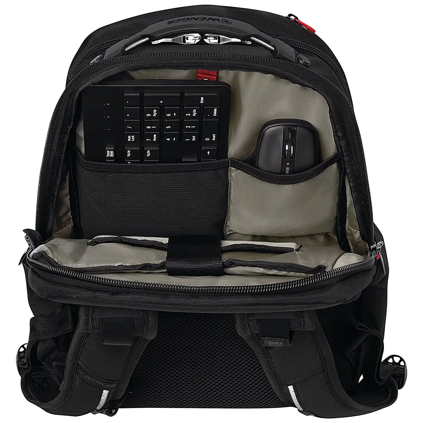 Wenger Cosmic 17 Inch Laptop Backpack with Tablet Pocket Black