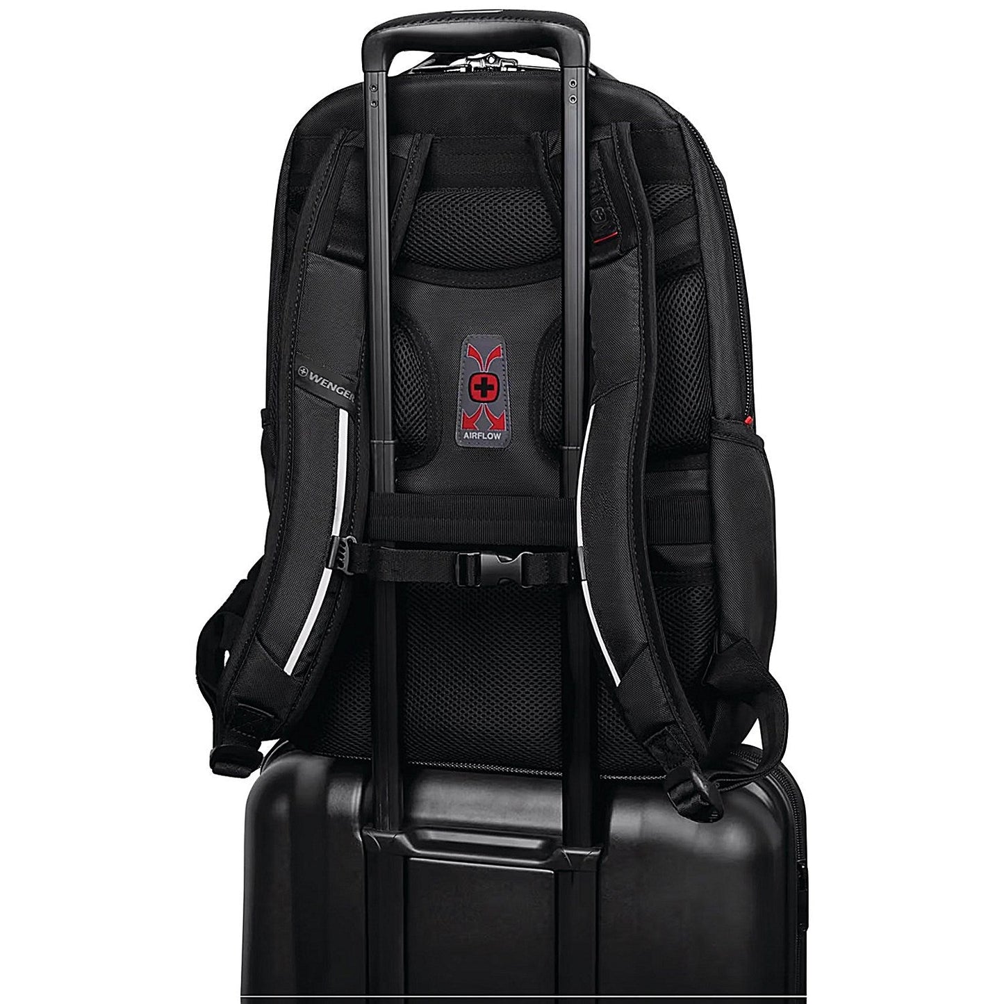 Wenger Cosmic 17 Inch Laptop Backpack with Tablet Pocket Black Easy2Order : CMS26421