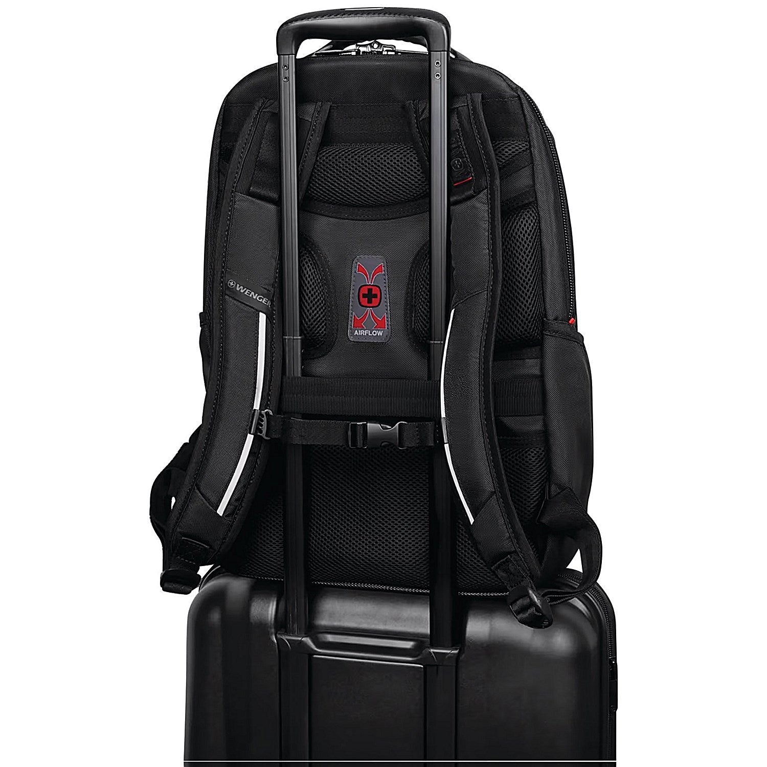 Wenger Cosmic 17 Inch Laptop Backpack with Tablet Pocket Black Easy2Order : CMS26421