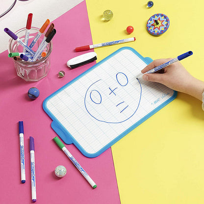 Bic Velleda Portable Whiteboard, Blue Frame, 190x260mm