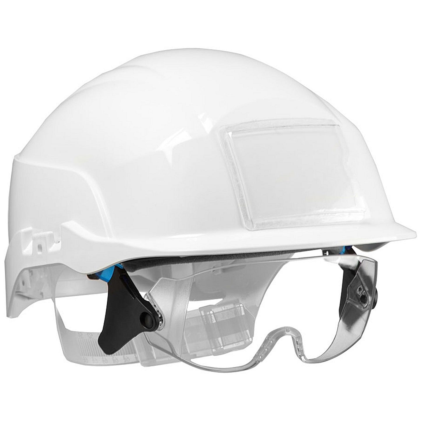 Centurion Spectrum Safety Helmet with Integrated Eye Protection, Blue