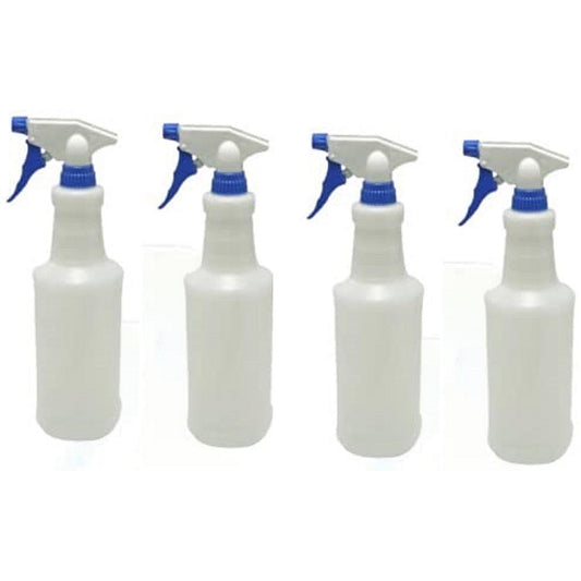 2Work Trigger Spray Refill Bottles, Blue, Pack of 4