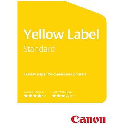 Canon A3 Yellow Label Standard Paper, White, 80gsm, Ream (500 Sheets)