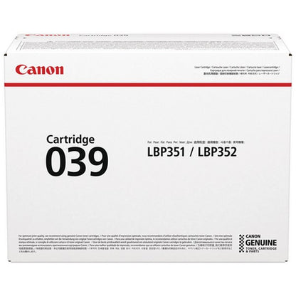 Canon 039 Toner Cartridge Black 0287C001