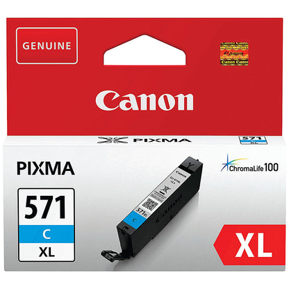Canon CLI-571XL Ink Cartridge High Yield Cyan 0332C001
