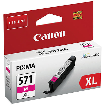 Canon CLI-571XL Ink Cartridge High Yield Magenta 0333C001