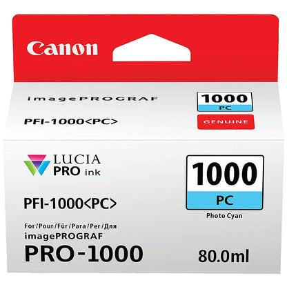 Canon PFI-1000PC Ink Cartridge Photo Cyan 0550C001
