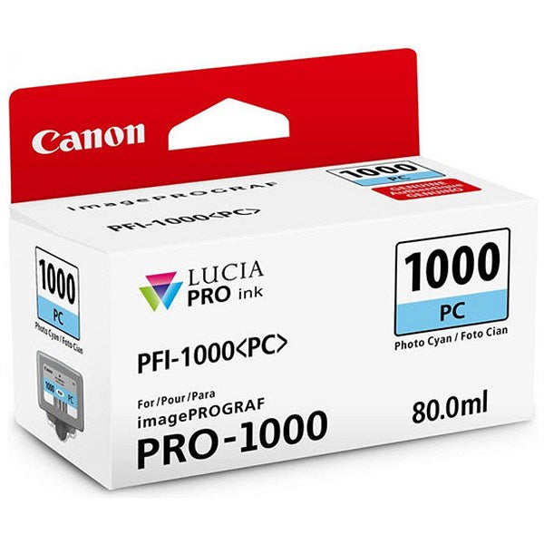 Canon PFI-1000PC Ink Cartridge Photo Cyan 0550C001