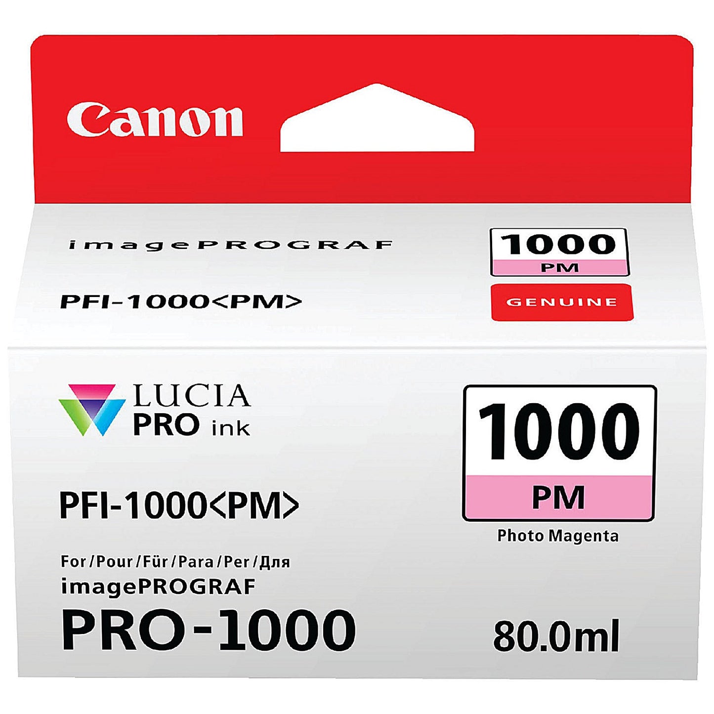 Canon PFI-1000PM Ink Cartridge Photo Magenta 0551C001