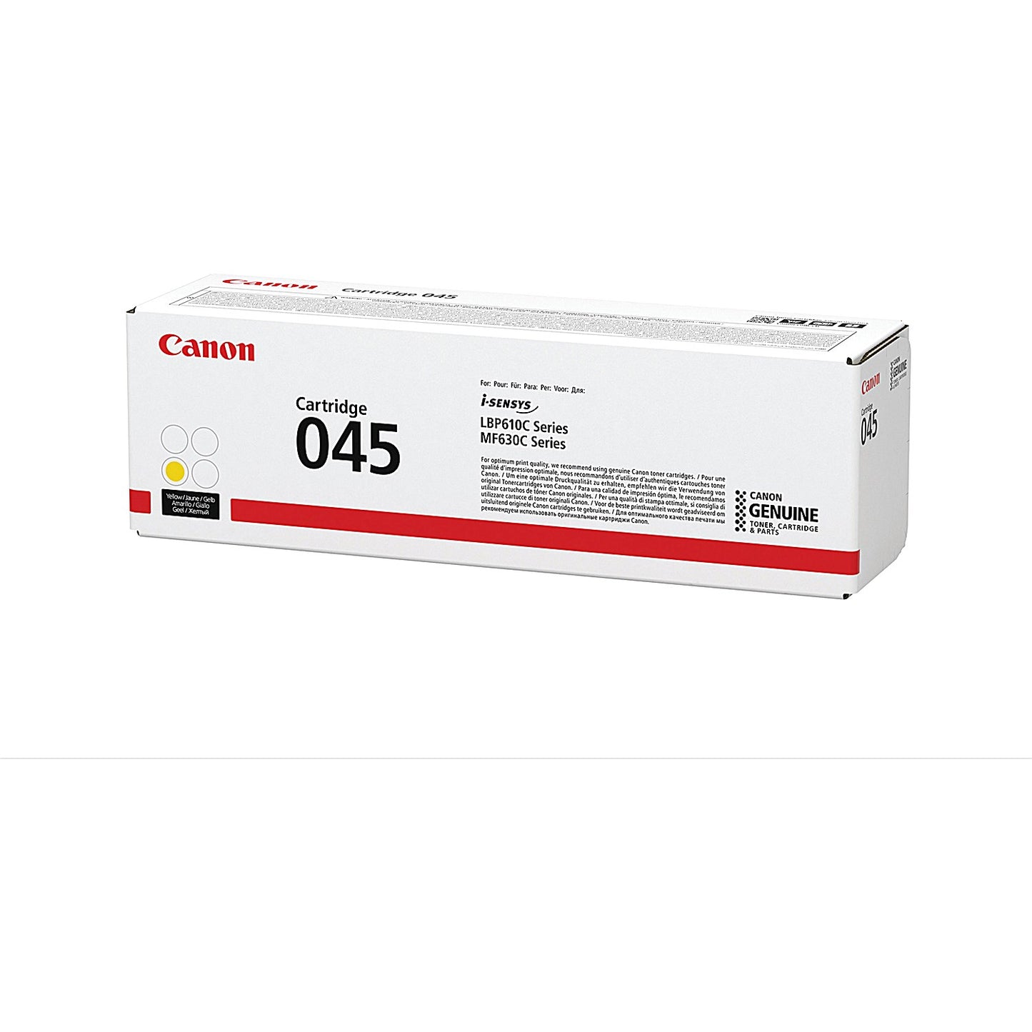 Canon 045Y Toner Cartridge Yellow 1239C002