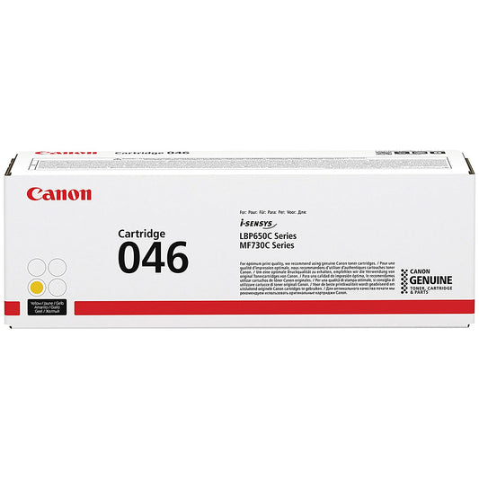 Canon 046Y Toner Cartridge Yellow 1247C002