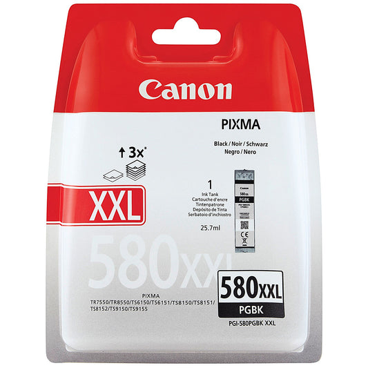 Canon PGI-580XXL Black Extra High Yield Inkjet Cartridge