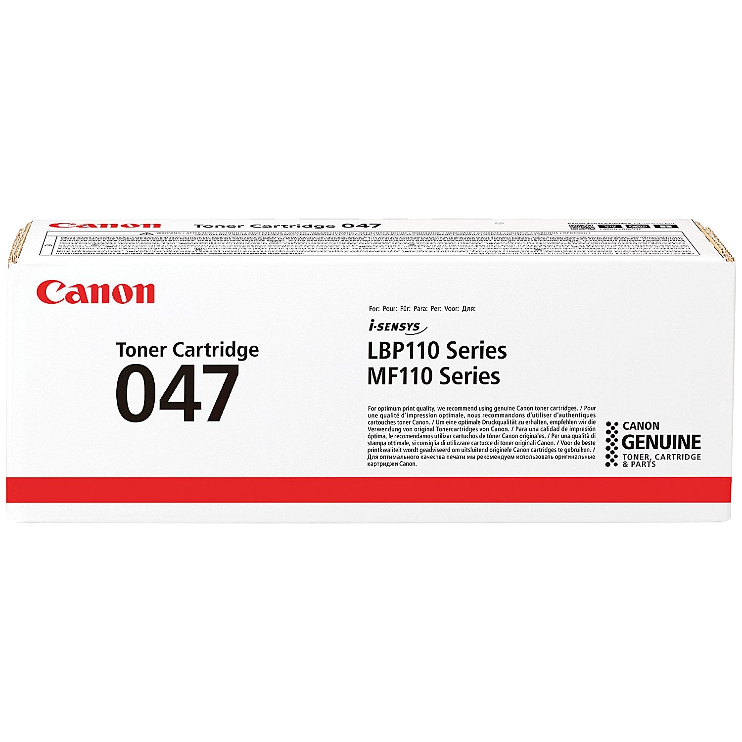 Canon 047 Toner Cartridge Black 2164C002