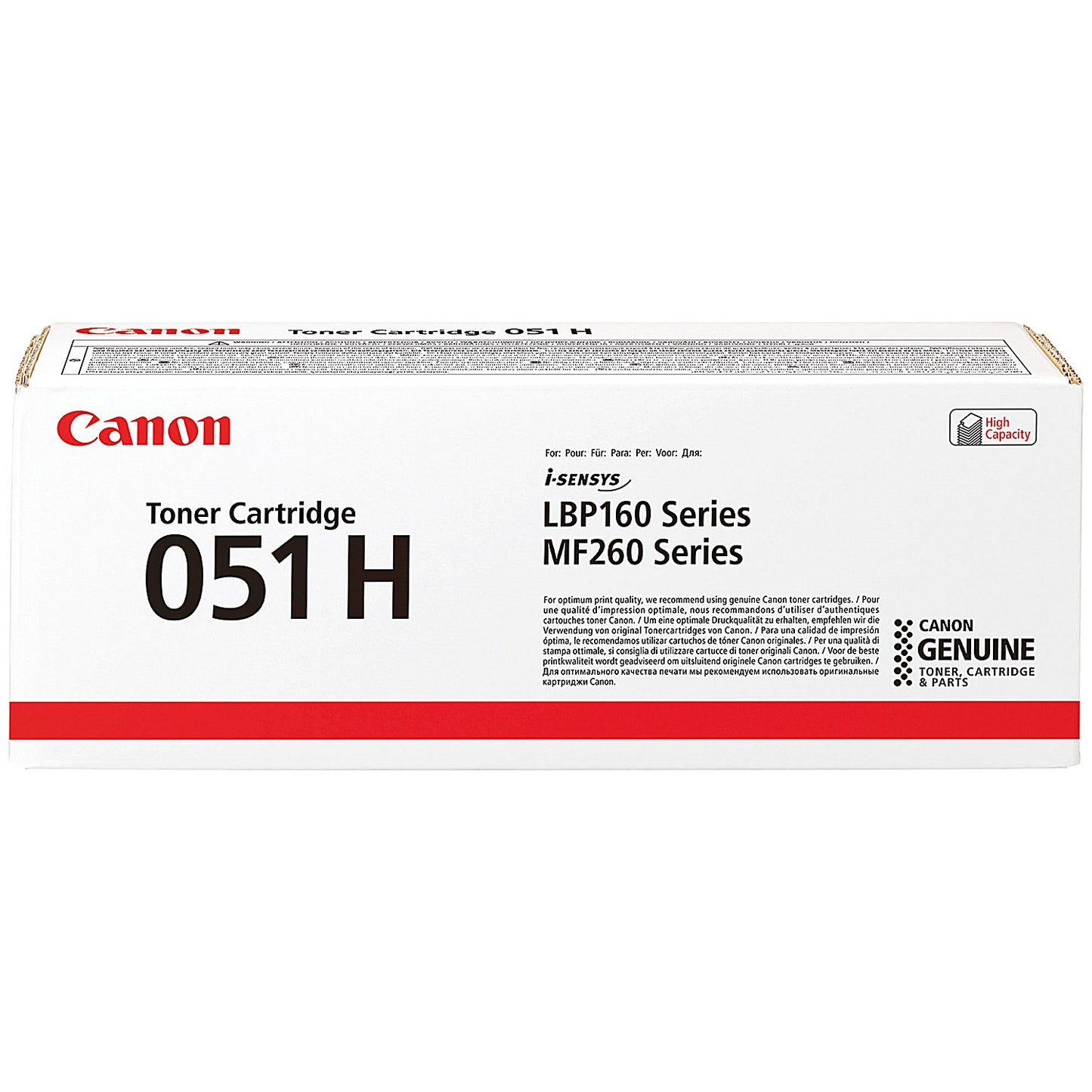 Canon 051H Toner Cartridge High Yield Black 2169C002