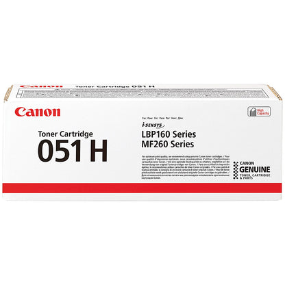 Canon 051H Toner Cartridge High Yield Black 2169C002