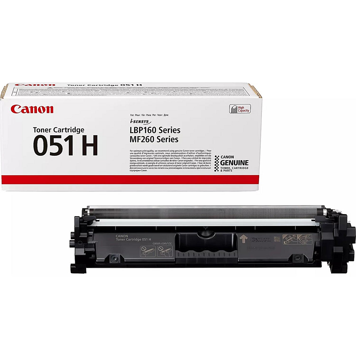 Canon 051H Toner Cartridge High Yield Black 2169C002