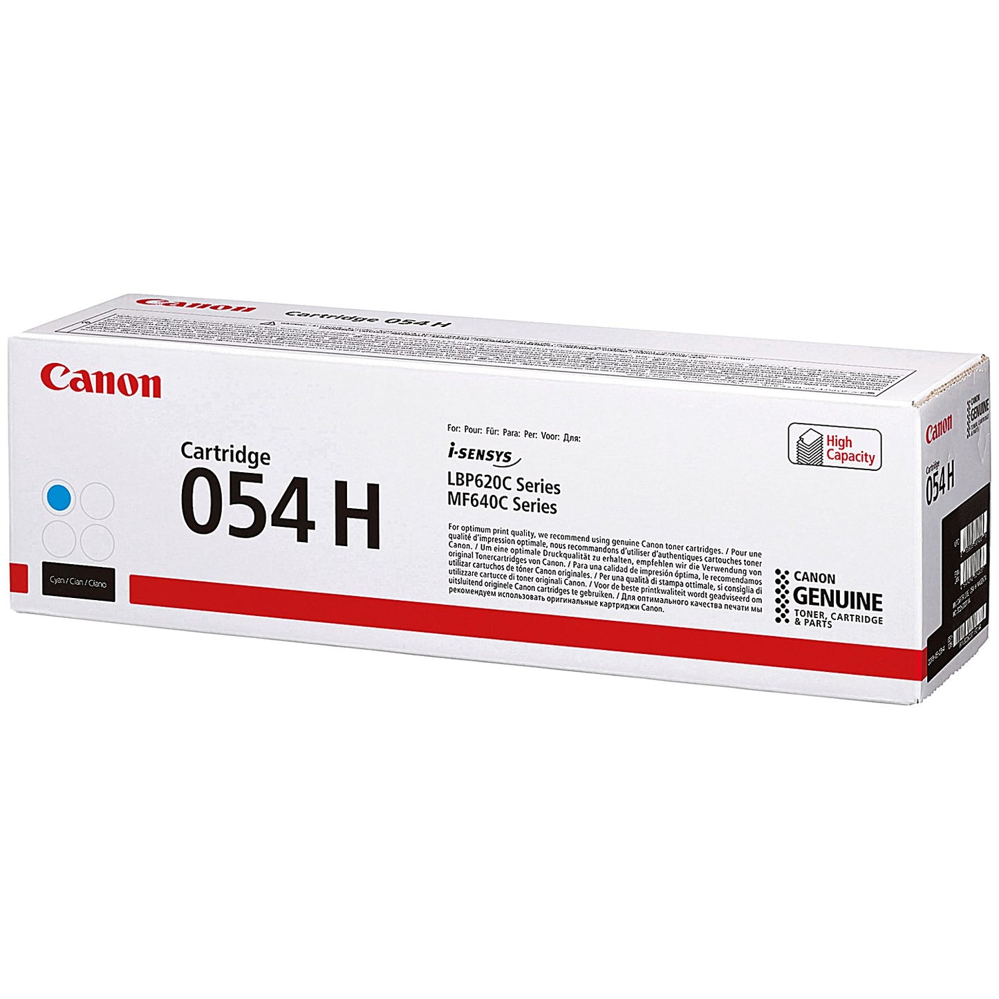 Canon 054H Toner Cartridge High Yield Cyan 3027C002