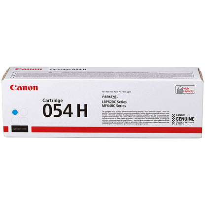 Canon 054H Toner Cartridge High Yield Cyan 3027C002
