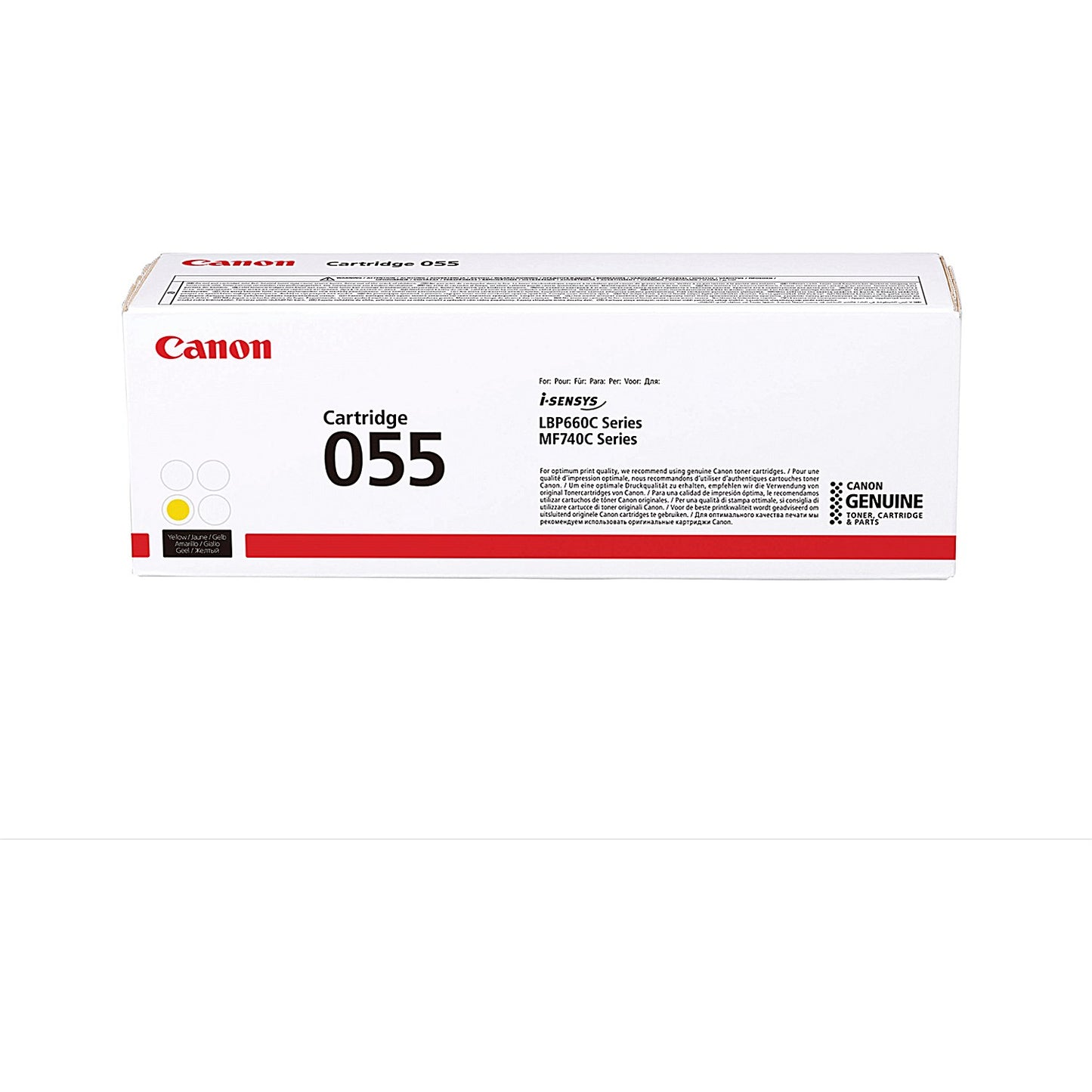 Canon 055Y Toner Cartridge Yellow 3013C002